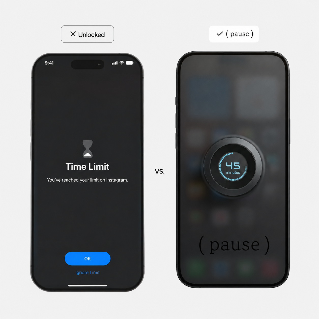 (pause)® Screen Timer RESERVATION